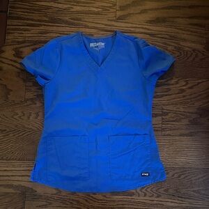 Grey's Anatomy Blue Scrub Top
